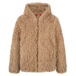 小尼力加绒外套男冬季双面穿加厚立领夹克男款羊羔绒秋冬款棉服