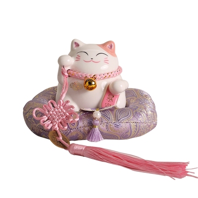 贝汉美招财猫中古风玄关摆件组合