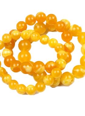 合成二代蜜蜡手链琥珀手串