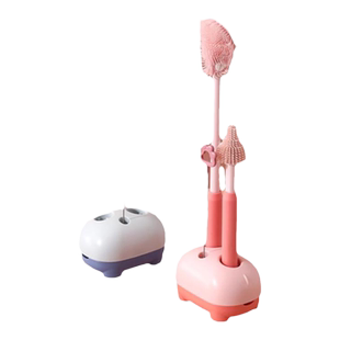 硅胶奶瓶清洗刷套装新生婴儿专用洗奶嘴刷子水杯清洁神器保温杯刷