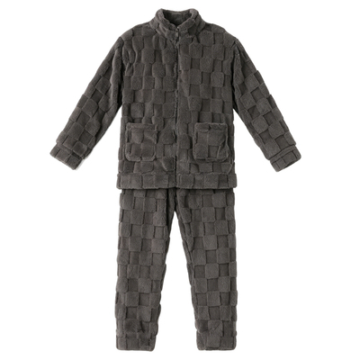 2025秋冬新款男款珊瑚绒睡衣