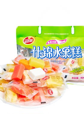 海南特产品香园什锦水果糕400g
