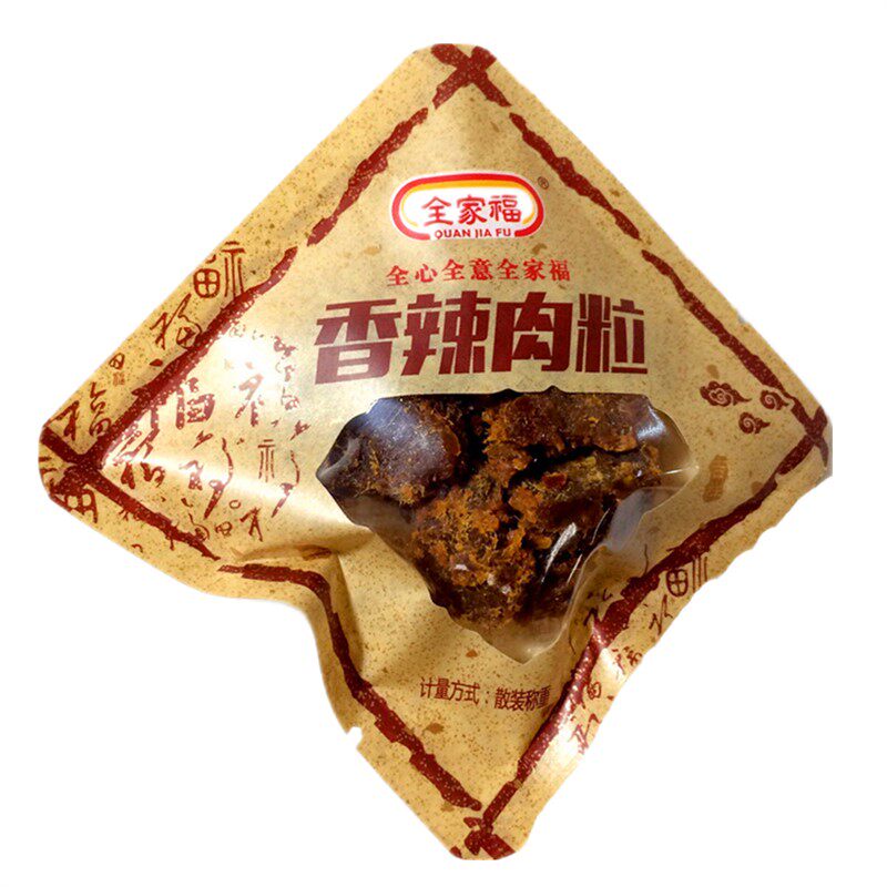 500g猪肉粒猪肉干全家福