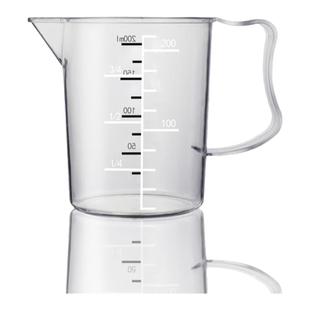量杯带刻度奶茶店专用量筒塑料烧杯刻度量杯大容量厨房用食品级小