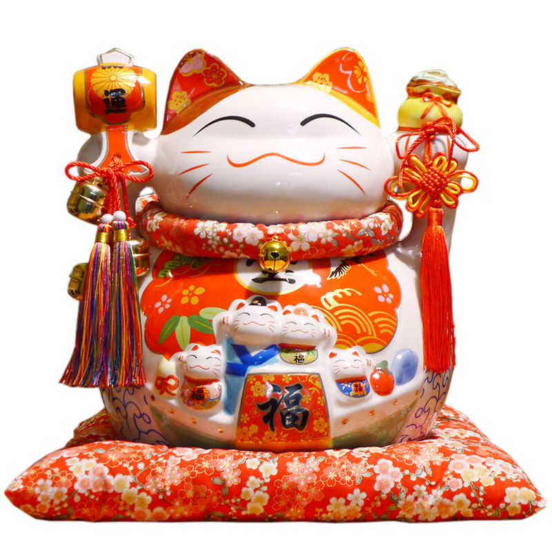 和猫坊镇店超大号日式招财猫16寸