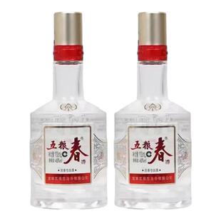 【2021年】五粮浓香五粮春45度浓香型白酒100ml小酒版瓶装 收藏