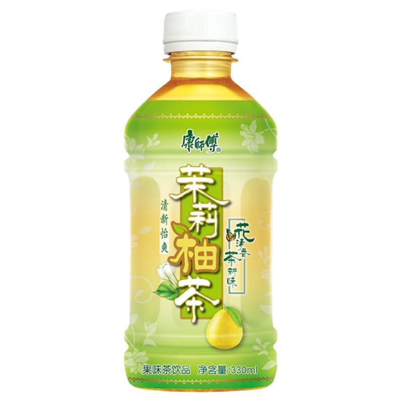 康师傅茉莉柚茶清茶蜜茶饮料330ml*12小瓶居家囤货解渴解腻饮品