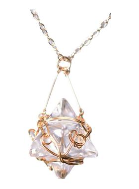 梅尔卡巴六角女性白水晶