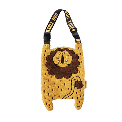 原创设计毛绒斜挎大包