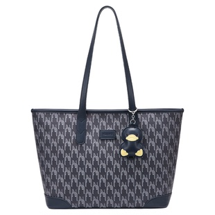 NU纽芝兰2026新款鸭子老花托特包大容量高级感单肩包气质通勤女包