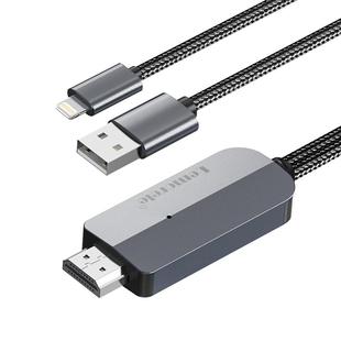 Typec转hdmi同屏线转换连接线lighting转HDMI投屏线高清投屏器适用OPPO小米苹果ipad华为手机电脑电视显示器