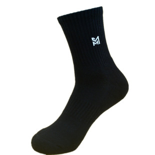 华丹奴*4双装男士冬季脚底加厚加绒半毛巾毛圈保暖防寒纯棉长袜子