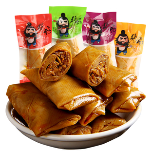 张飞豆干四川特产独立包装五香豆皮豆卷豆腐干小零食好吃解馋香菇