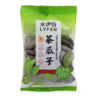 来伊份茶瓜子500g绿茶味瓜子坚果炒货零食办公室休闲零食散装小包