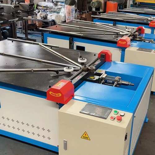 数控液压风管设备不锈钢冷板圆筒卷边机全自动液压翻边机