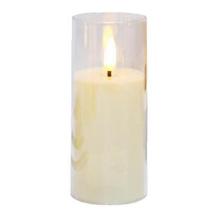 5.5直径摇摆仿真电子蜡烛灯浪漫氛围装饰透明亚克力假火焰摆件