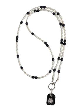 淡水珍珠925银珠珠女款朋克风格