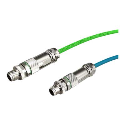 m12八芯插头以太网航空profinet