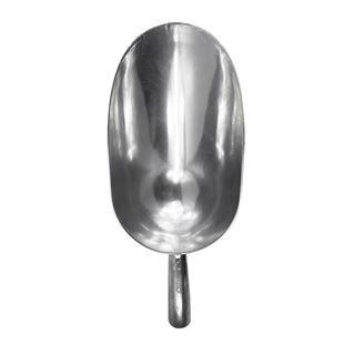 不锈钢铝合金饲料铲添料斗饲料铲料养殖场猪饲料加料铲金属加料铲