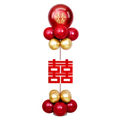 门口婚房布置套装路引气球