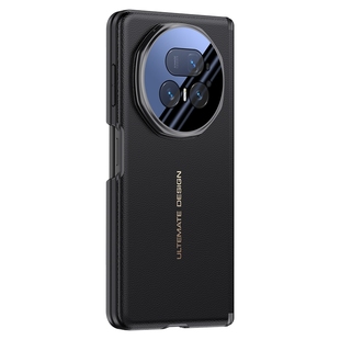 适用荣耀MagicV5手机壳真皮V5新款中轴全包防摔镜头支架高端男保护壳Magic折叠屏磁吸硅胶软边套女外壳薄后壳