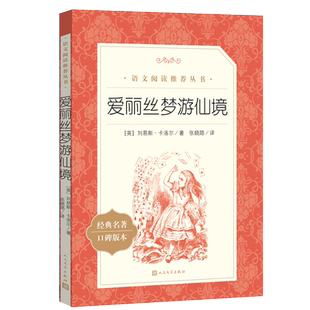 爱丽丝梦游仙境 六年级下册快乐读书吧刘易斯卡罗尔原著无删减小学生课外读物阅读经典名著漫游奇境记梦游奇遇记 人民文学出版社