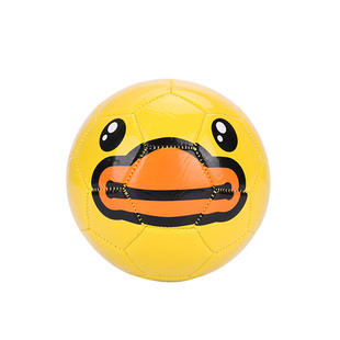 小黄鸭儿童足球2号蓝球男女孩小学生运动训练专用弹力球玩具球3号