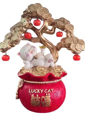 招财猫摆件开业乔迁送礼礼品