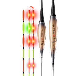小凤仙女摩夜光漂硬尾咬钩变色芦苇电子漂日夜两用高灵敏大物鱼漂