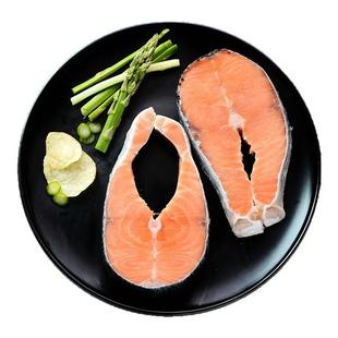 美加佳三文鱼排新鲜智利三文鱼一整条轮切中段冰鲜冷冻生鲜鱼扒