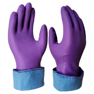 加绒洗碗手套女加厚冬季家用厨房