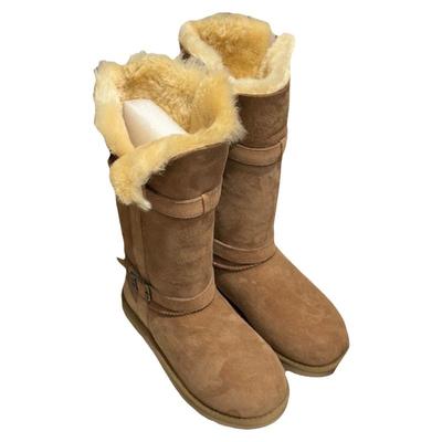 羊皮毛一体雪地靴中筒雪地棉