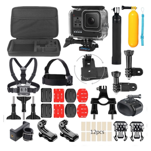 适用GoPro11/10/9/8/7/6运动相机头带胸带防水壳套装大疆osmo action3背包夹手腕带自拍杆挂脖支架gopro配件