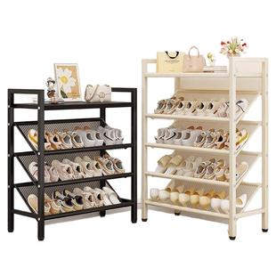 鞋架多层家用门口倾斜放式出租房用入户门小窄外楼道小型简易鞋柜