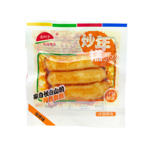 正宗金时子炒年糕条麻辣/烧烤味500g开袋即食糯米糕韩国风味小吃