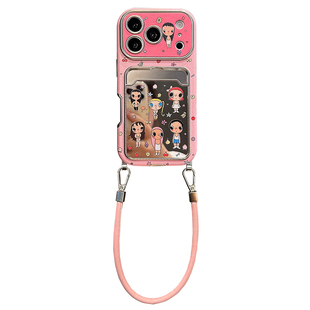 lizardhill 镜面超好看小玉适用苹果18promax手机壳17pro新款女16pro卡包iphone15pro斜挎可背带挂绳14pro