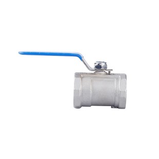 304不锈钢一片式内丝球阀1PC内牙螺纹球阀四分阀门6分4分1寸DN25