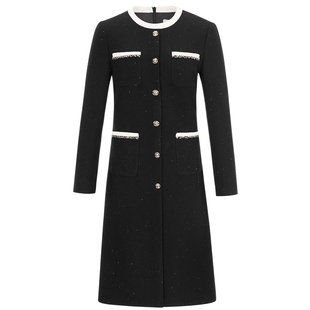 【优雅职场】CADIDL卡迪黛尔商场同款法式香风连衣裙女25冬季新款