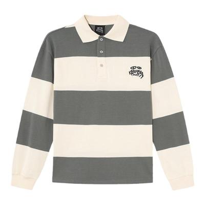 Karma8a Striped系列法国品牌POLO领条纹长袖T恤攀岩Tee