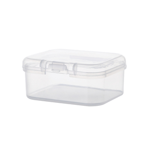 收纳盒透明塑料带盖盒多功能杂物便携迷你小盒子小型零件螺丝收纳