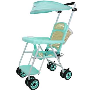 外婆桥竹藤婴儿推车宝宝藤椅夏季可折叠超轻便夏天藤编儿童竹编车