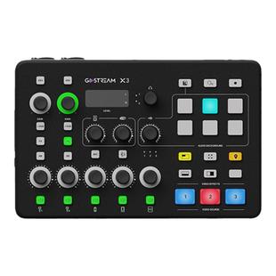 OSEE时代奥视GoStream X3三机位音视频直播推流一体机录制导播切换台声卡音频输入LUT载入自带多种娱乐音效