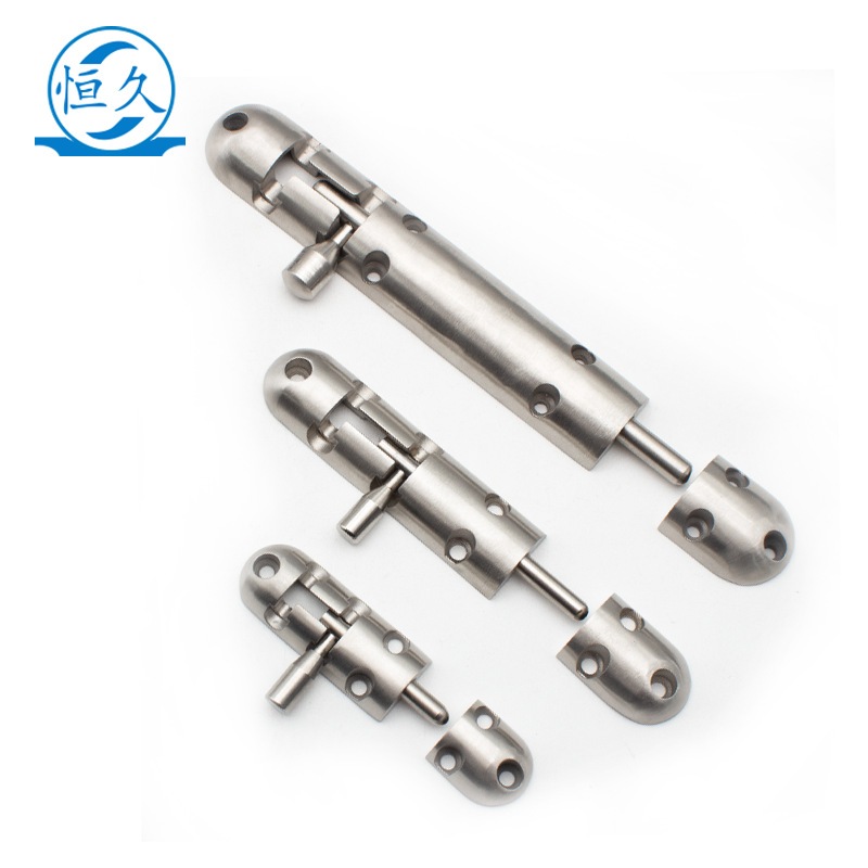 实心精铸插销加厚304不锈钢明装插销门栓锁扣设备柜门安全防盗门