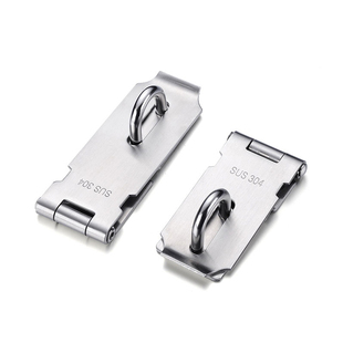 包邮不锈钢门锁扣搭扣老式明装锁门扣门栓防盗锁牌房门木门插销