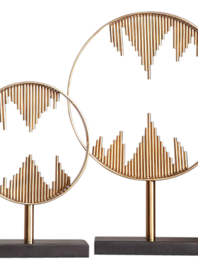 时来运转鹿摆件欧式风软装饰品