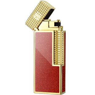 英国GBI大船无声迷你打火机正品男士商务个性窄款火机潮流翻盖