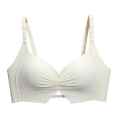 无痕内衣女大胸显小胸薄款防下垂