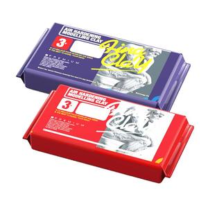 免烤石塑粘土diy材料包工具套装成品亮油手链diy丙烯颜料黏土白色可塑免烧补充装