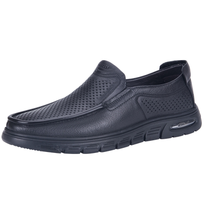 万里休闲皮鞋简约舒适牛皮革