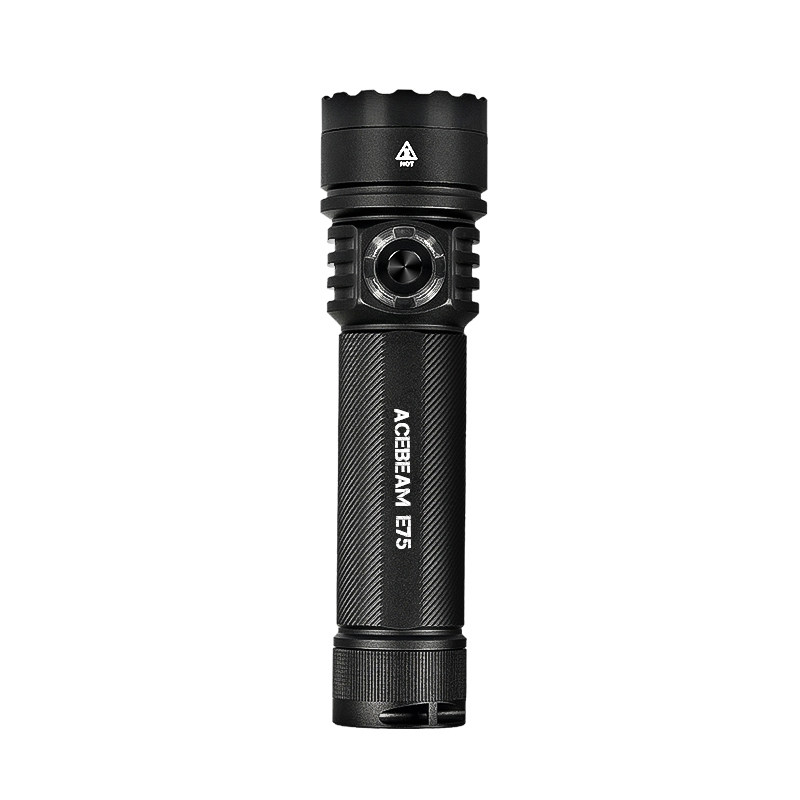 ACEBEAM E75四核心高效率LED强光充电手电筒防水露营户外爬山远射